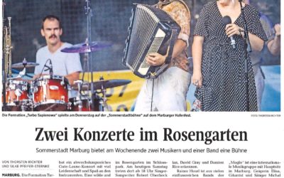 Zwei Konzerte im Rosengarten