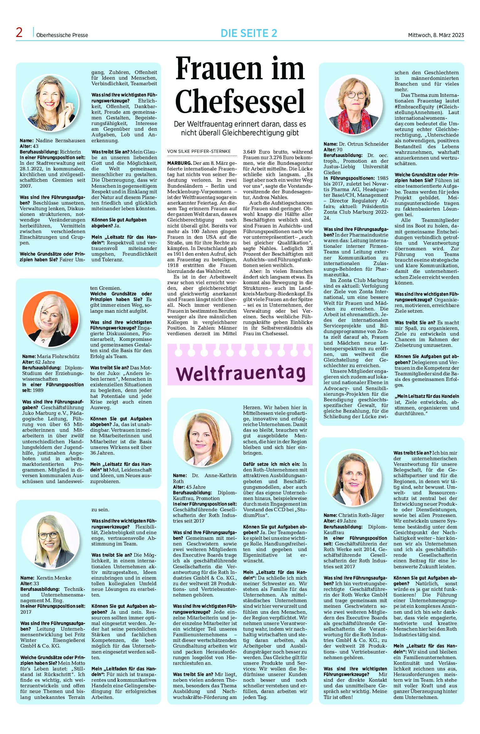 Weltfrauentag am 8. März