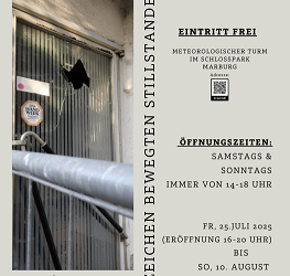 Vernissage „Zeichen bewegten Stillstands“